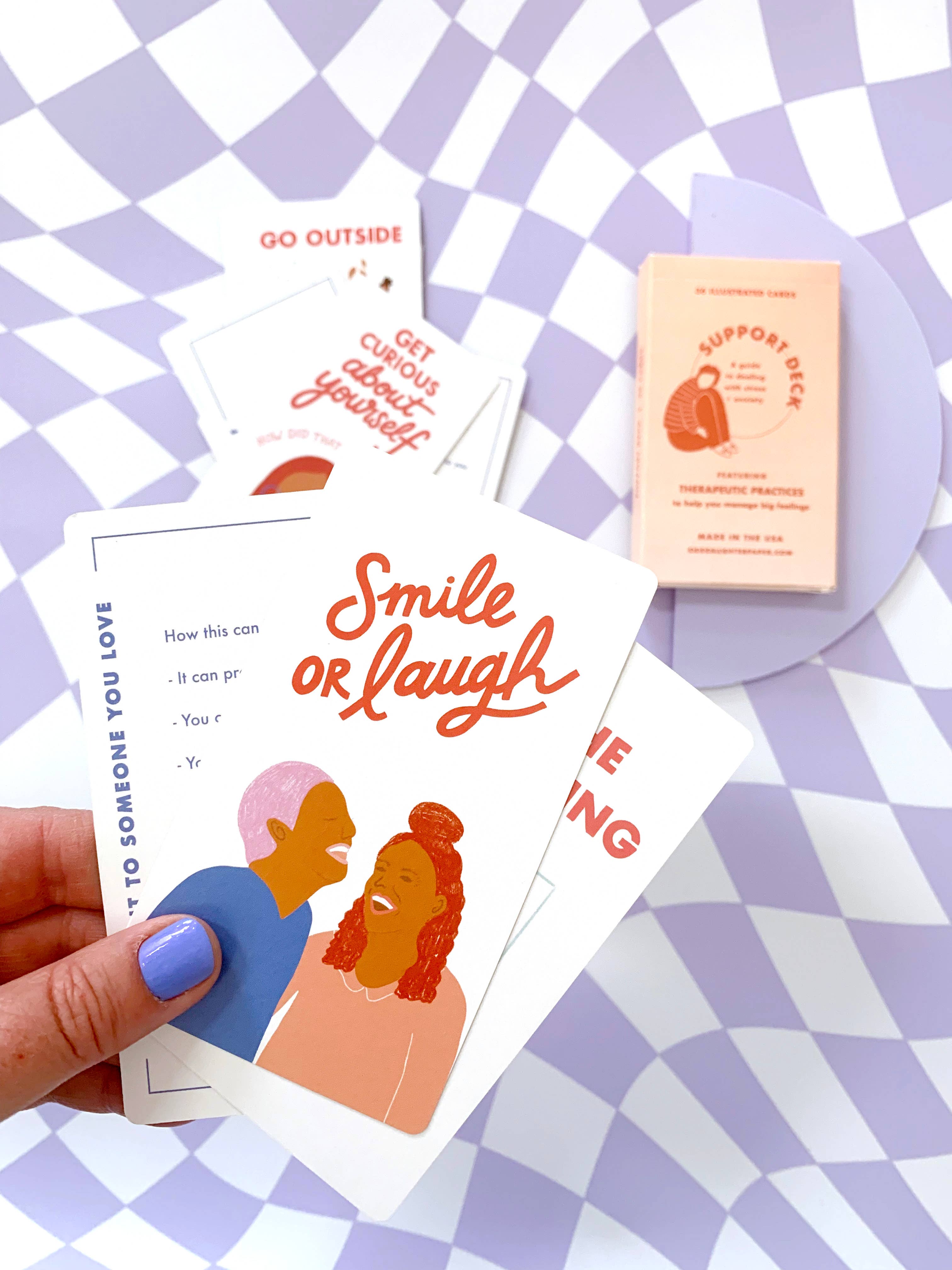 Odd Daughter Paper Co. - Wholesale Tarot Cards - Support Deck - Mental Health Card Deck3