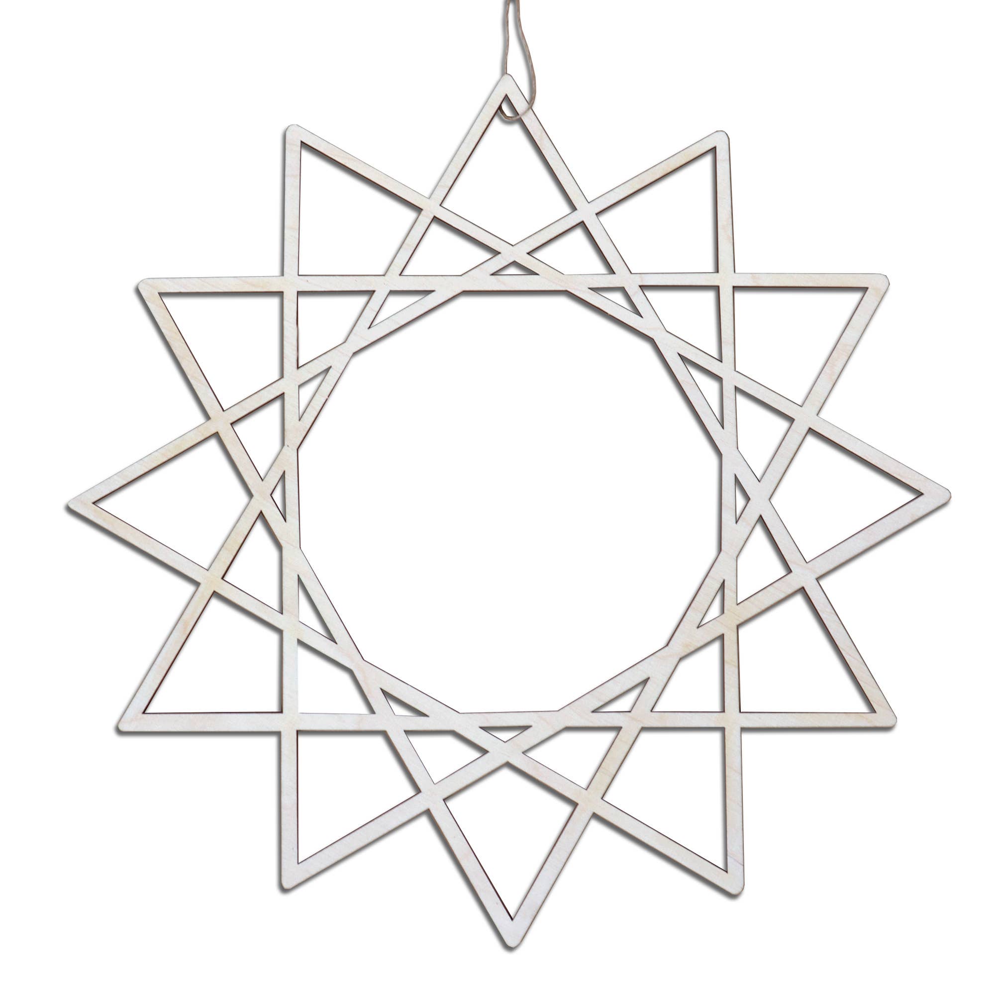 Papurino - Wholesale Ornament - Christmas Star Wooden4