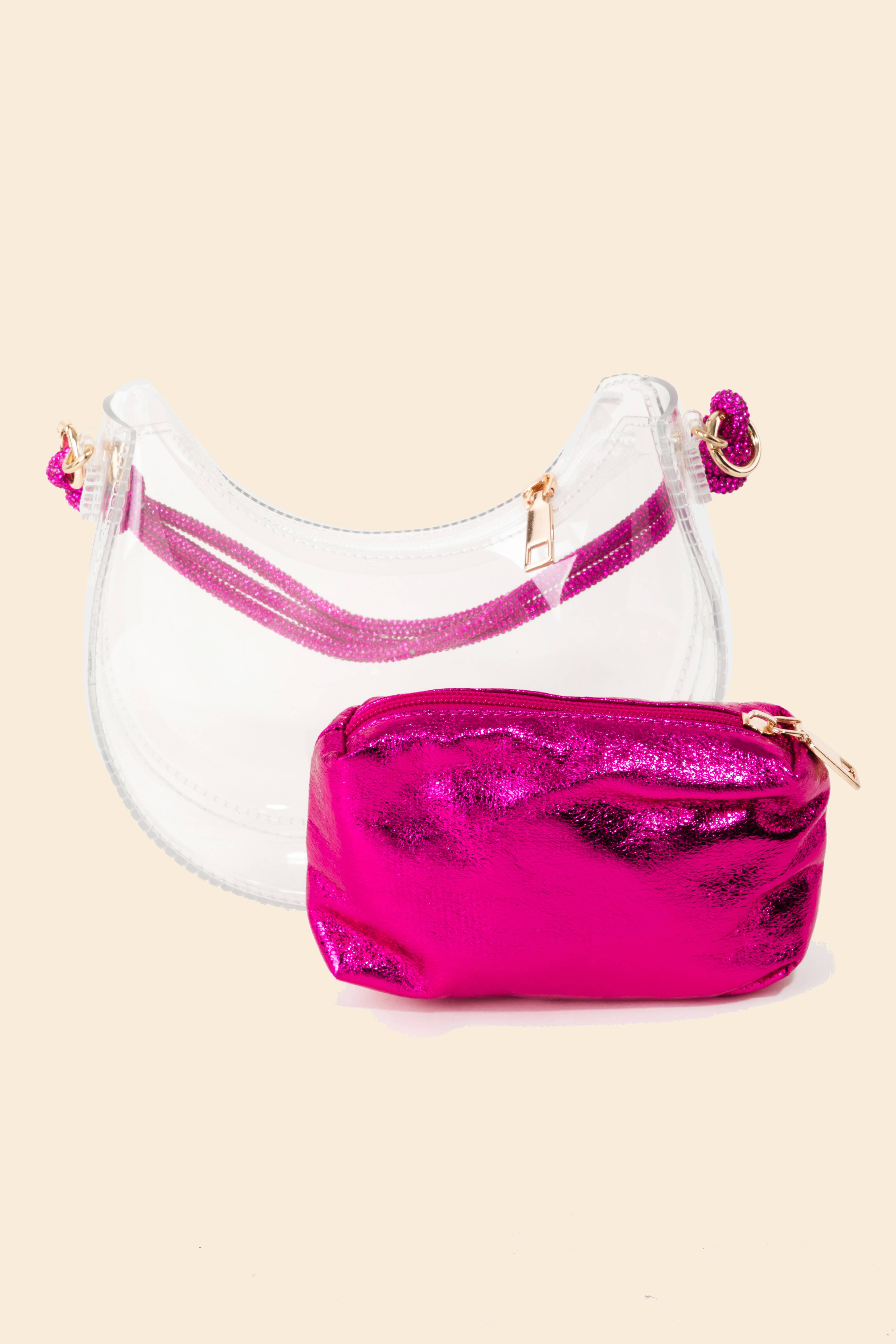 Anarchy Street - Wholesale Crossbody Bag - Women's - Clear See Through Baguette Bag2