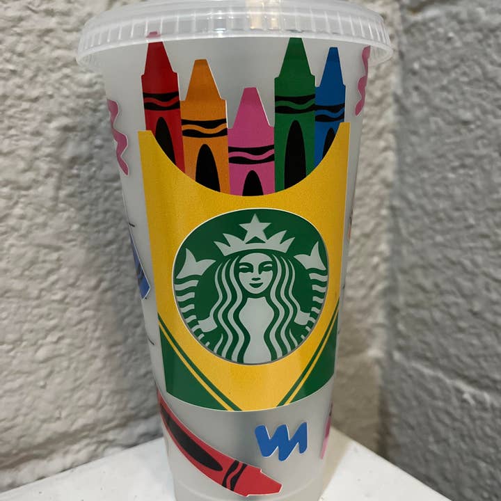 Crayon Cold Cup for wholesale by Cheyenne Customs