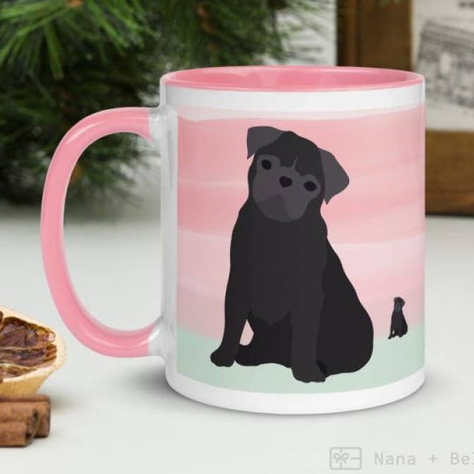 Mops mugg för wholesale av Nana + Belle