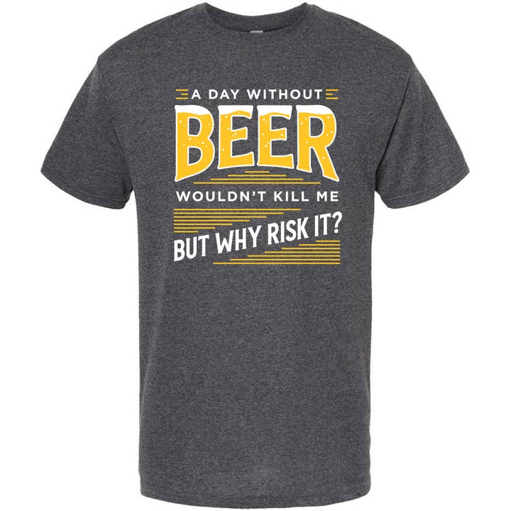 Camiseta Dia Sem Cerveja por atacado de Jailbird Designs