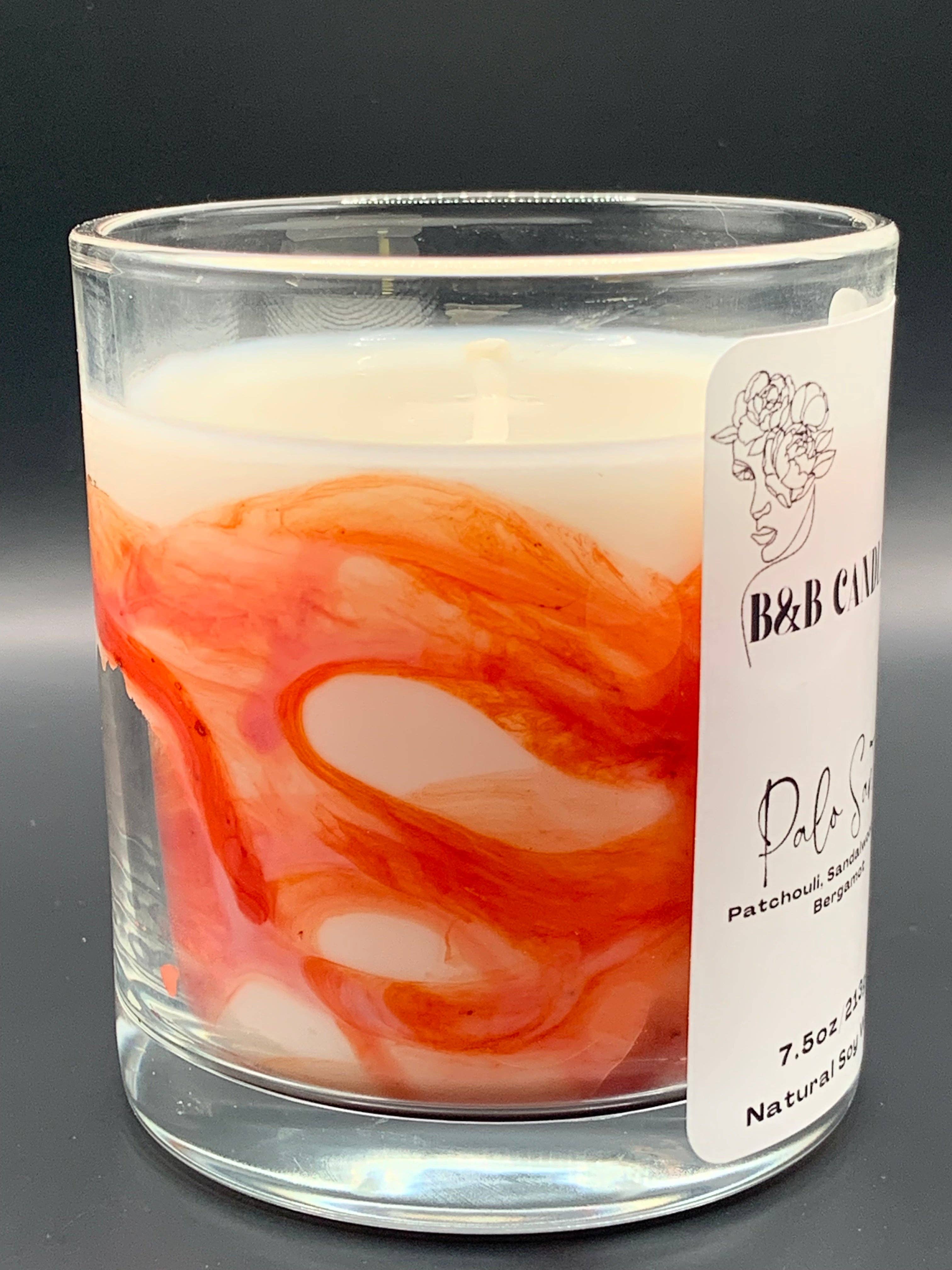 B&B Candle Co. - Wholesale Jar/Filled Candle - Palo Santo Scented Candle with Incense and Patchouli Aromas1