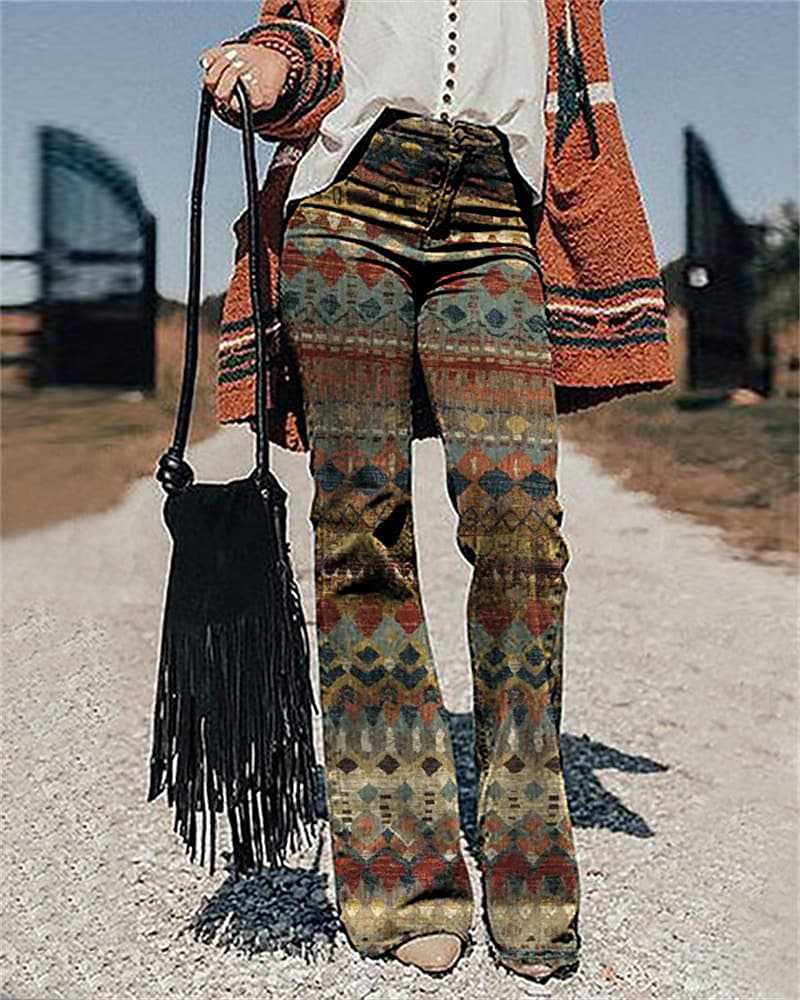 Tourtiwi – Großhandel Hose – Damen – Damenhose mit weitem Beinschnitt, Freizeithose, Schlaghose2