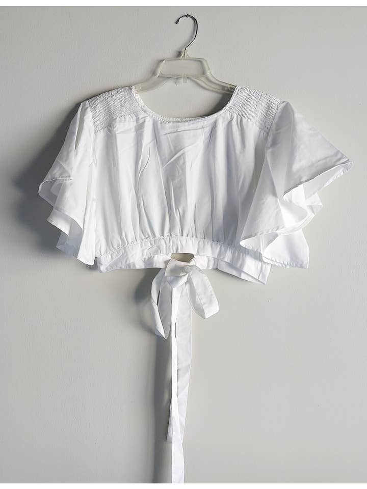 India Batik - Vente Ensemble haut et pantalon (PAS d'intérieur) - Femme - Pantalon court et sarouel - Blanc1