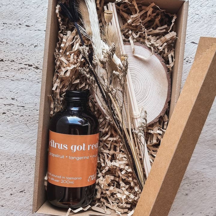 Everwood Candle Co. - Wholesale Reed Diffuser - 'Citrus Got Real' Botanical Reed Diffuser 200ml