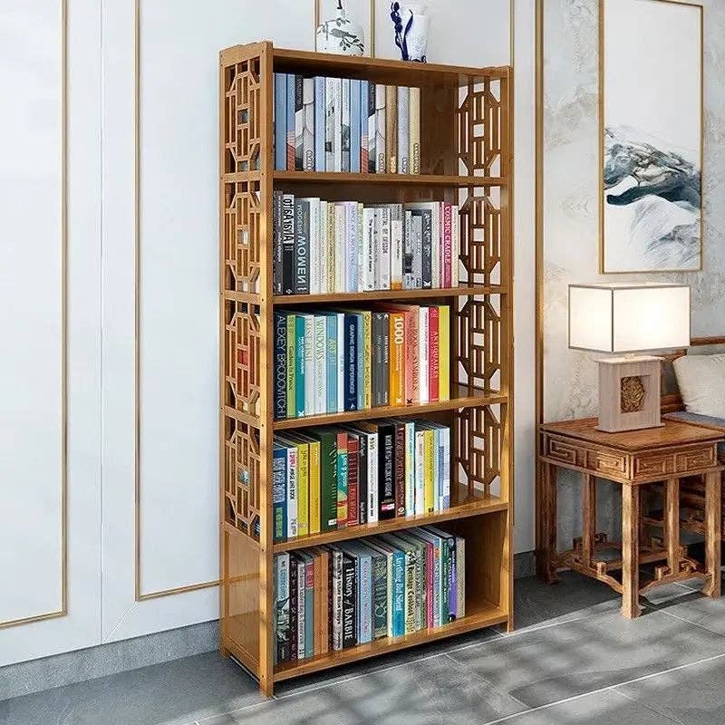 everythingbamboo – wholesale Bookcase – Bamboo Antique Style Cabinet Book Shelf Storage Choice Fantastic5