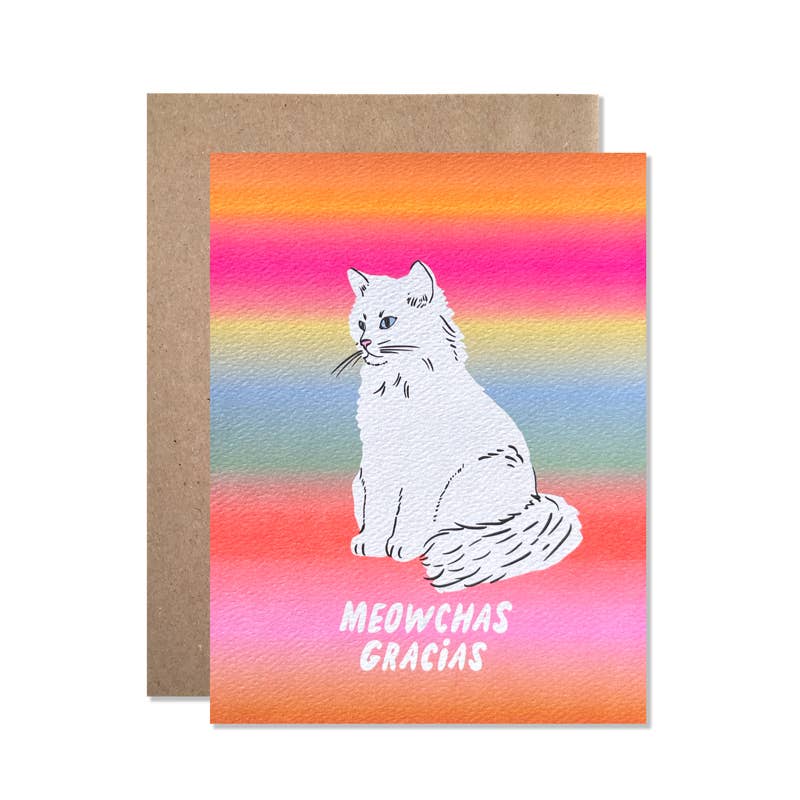 Hartland Cards – wholesale Thank you card – Thank you / Meowchas Gracias
