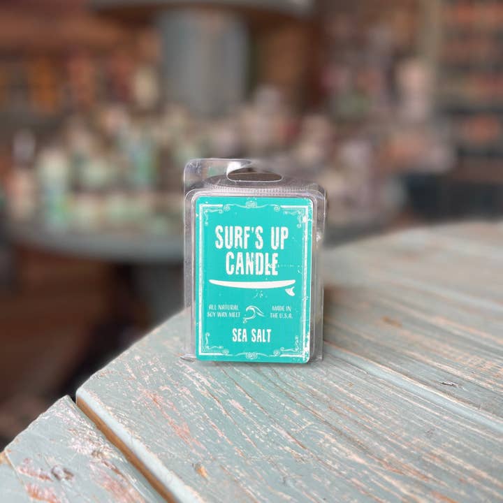 Surfs Up Candle - Wholesale Jar/Filled Candle - Sea Salt Mason Jar Candle - Original Collection