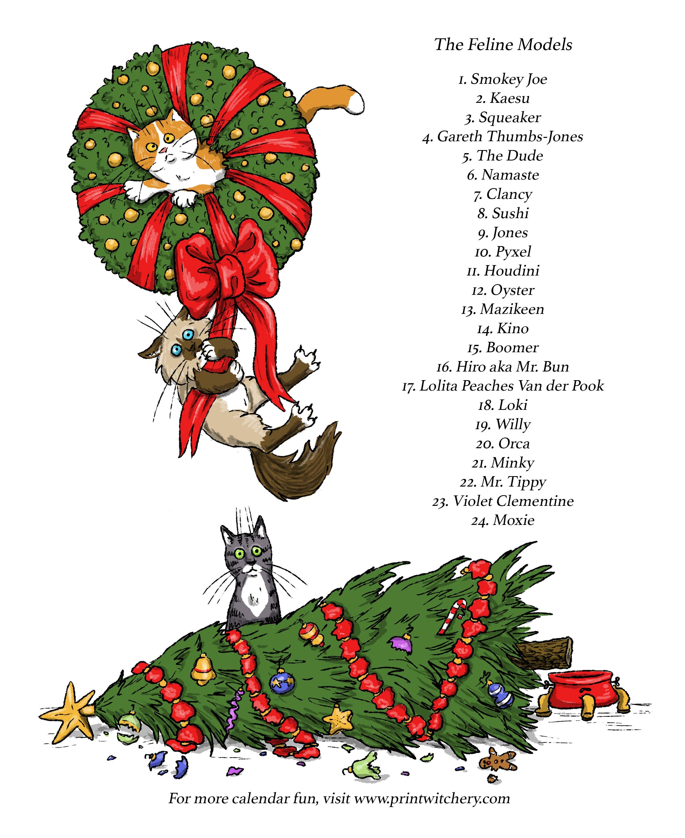 Print Witchery - Wholesale Advent Calendar - CATvent Calendar4