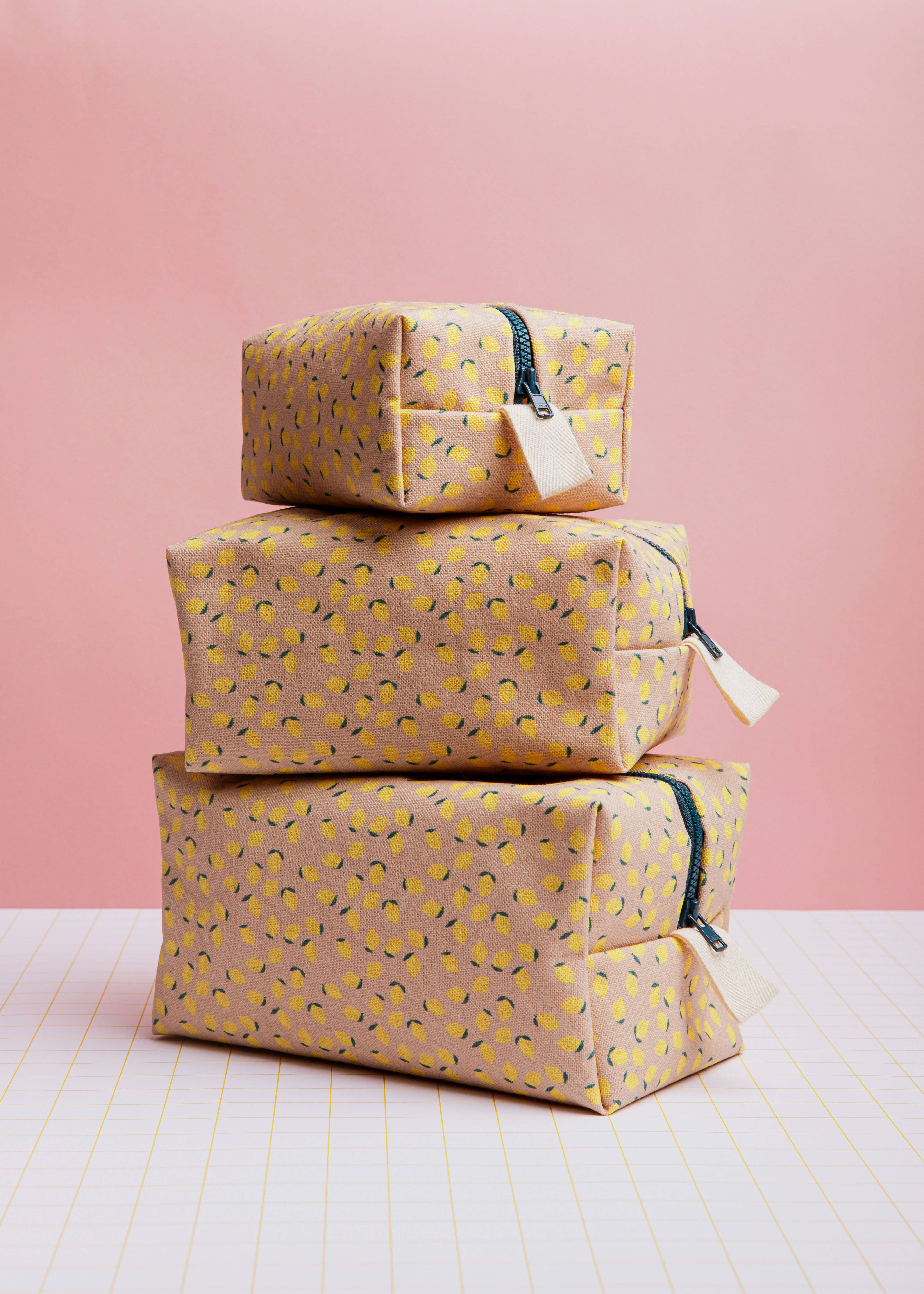 ECKE - Wholesale Makeup/Cosmetic Bag - Limones Nude Vanity & Beauty Case1