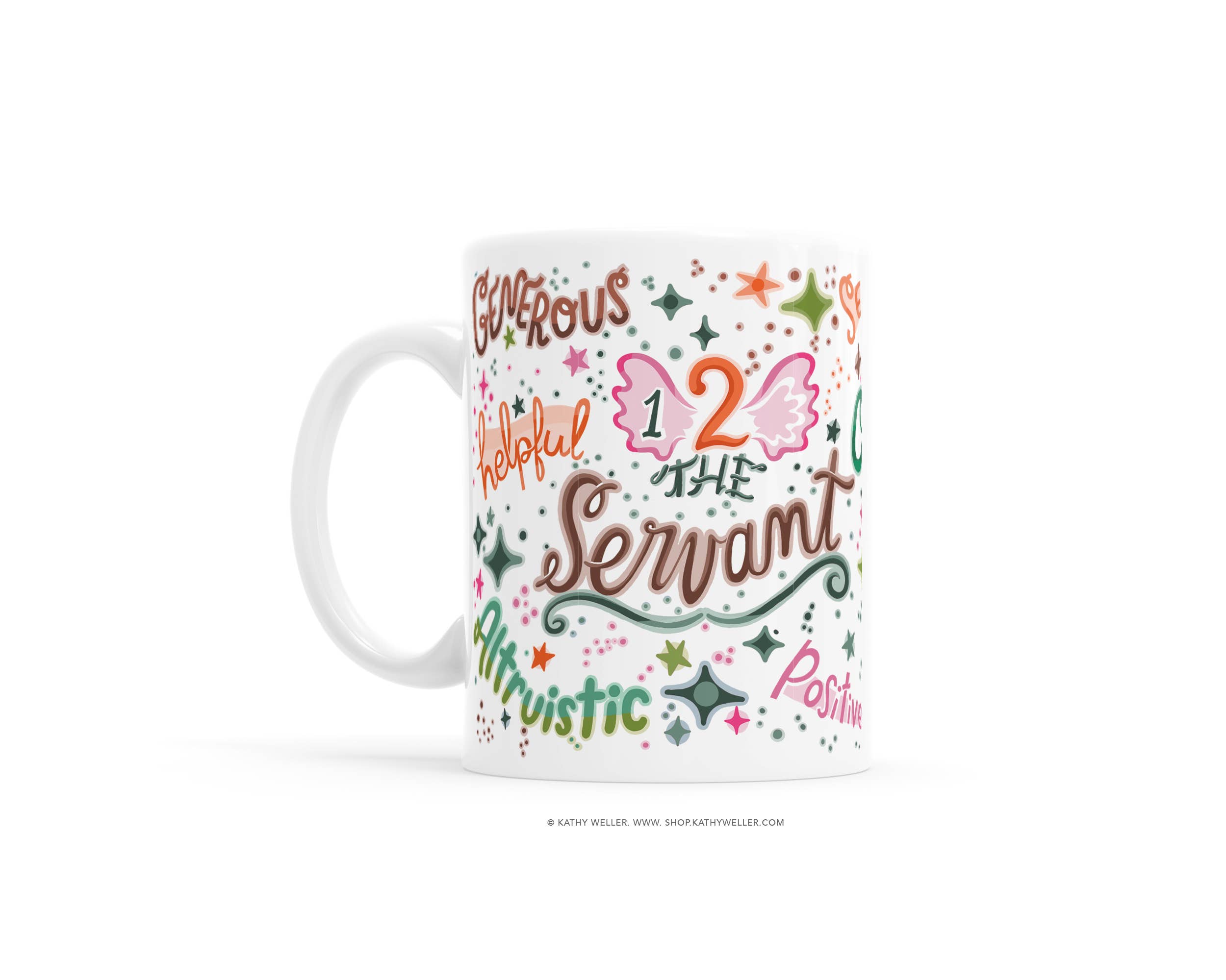 Kathy Weller Art+Ideas - Wholesale Coffee Mug - Enneagram Type 2 Wing 1 The Servant Mug5
