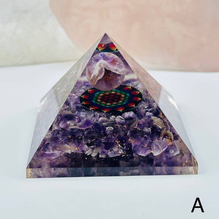 Rock Paradise - Wholesale Spiritual Stone/Crystal - Orgone Crystal Pyramid