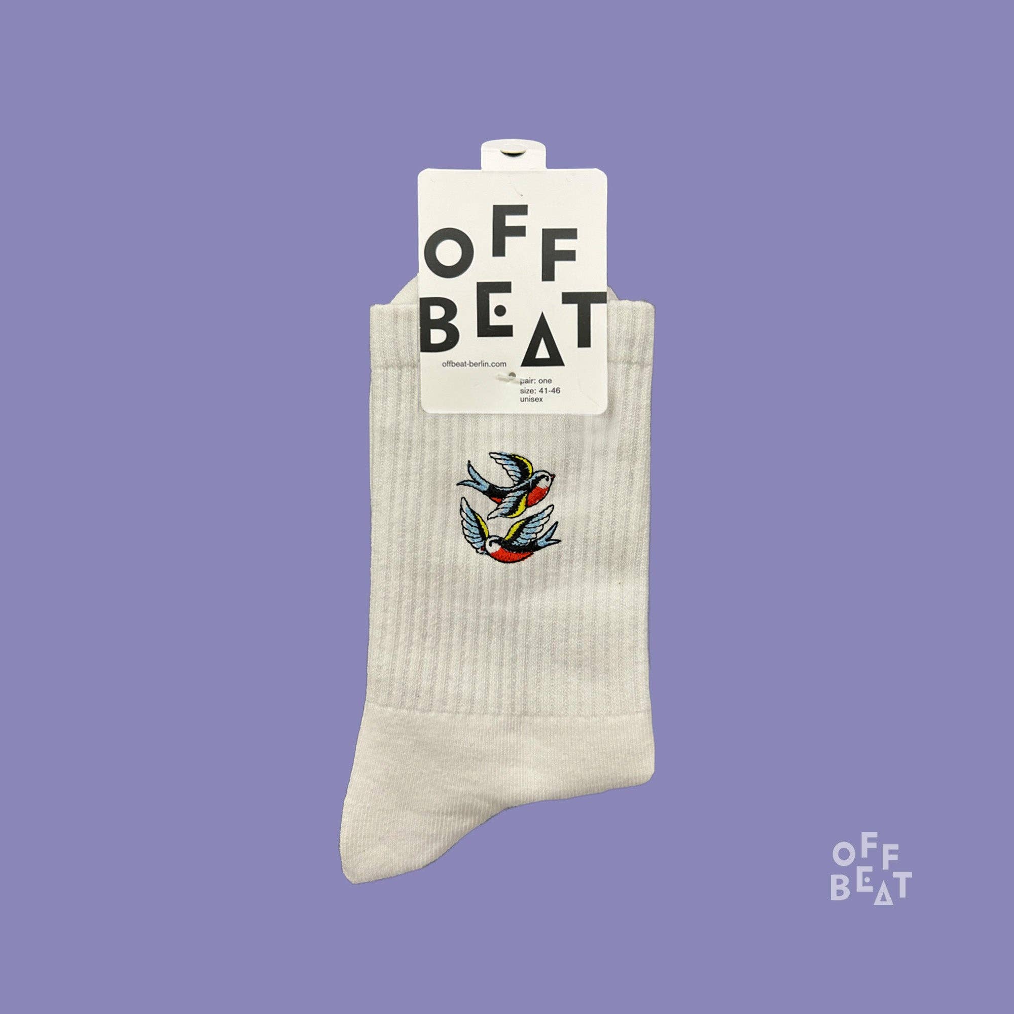 Offbeat - Wholesale Socks - Unisex - Bestickte Schwalbensocken I Großhandel3