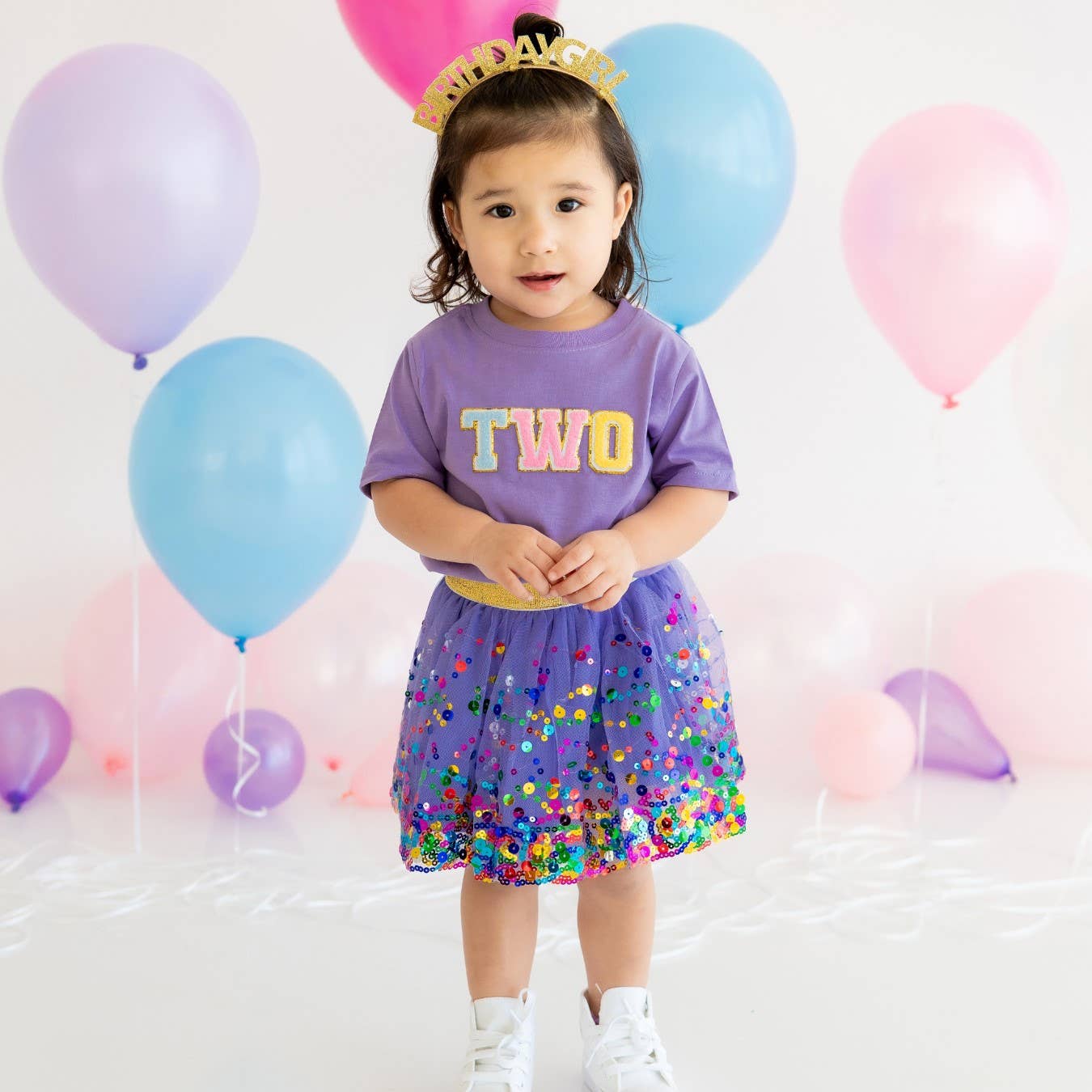 Sweet Wink - Wholesale Tutu - Kids - Lavender Confetti Tutu - Dress Up Skirt - Kids Tutu6