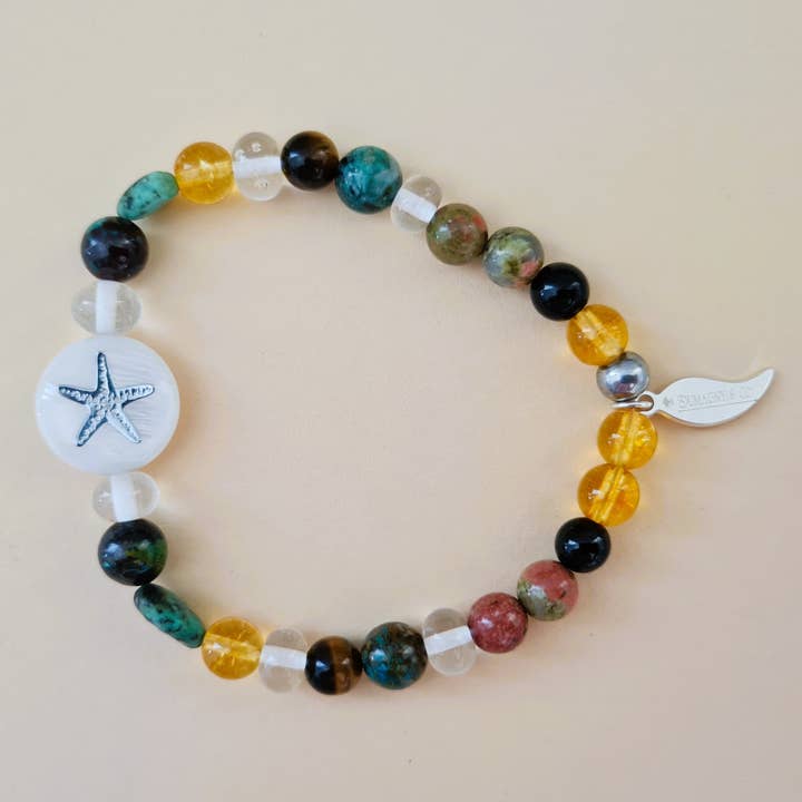 Mother of Pearl Star Bracelet for wholesale by Dumagny & Co