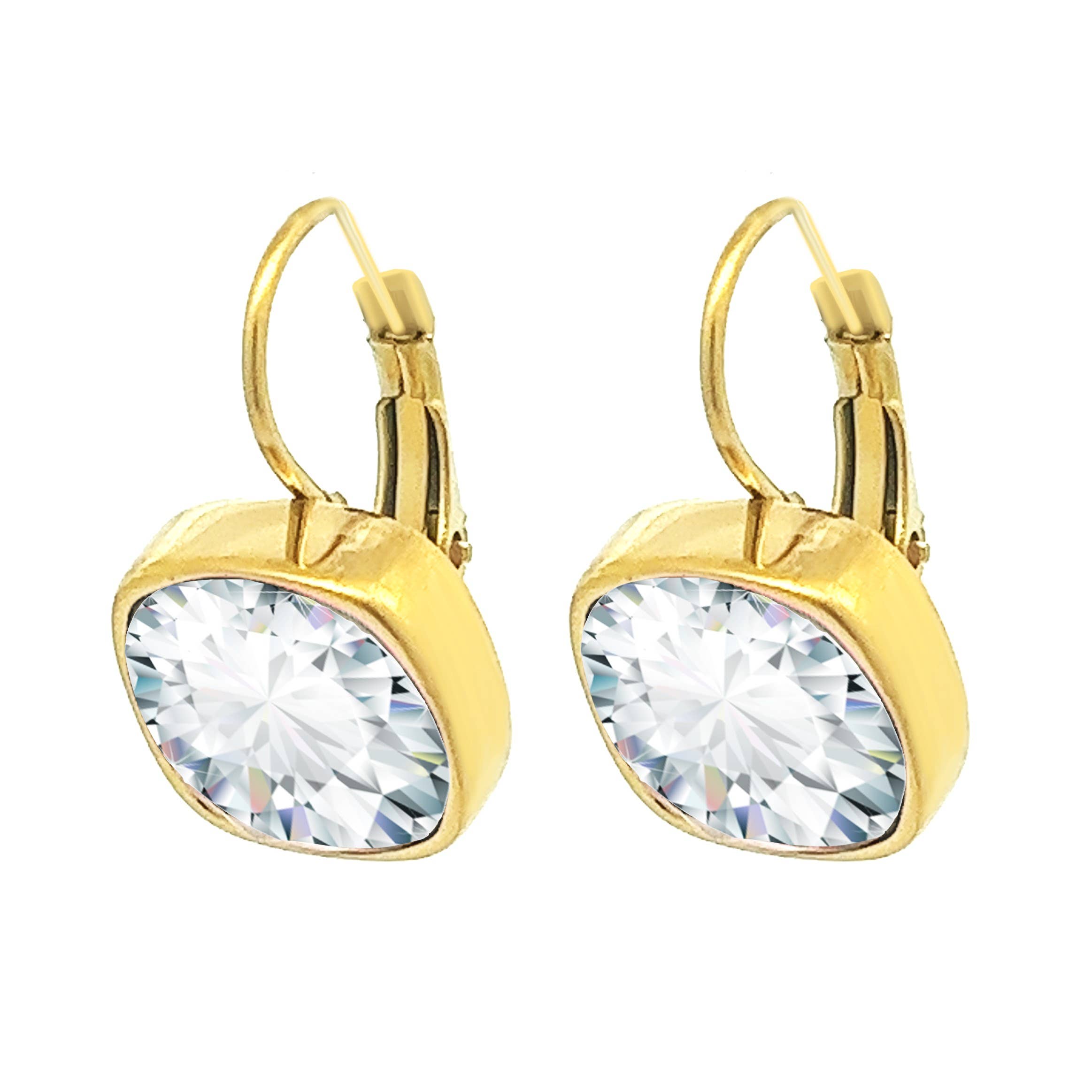 AMORINO SRL - Wholesale Hoop Earrings - Zirconia Earrings - GD23108E8370