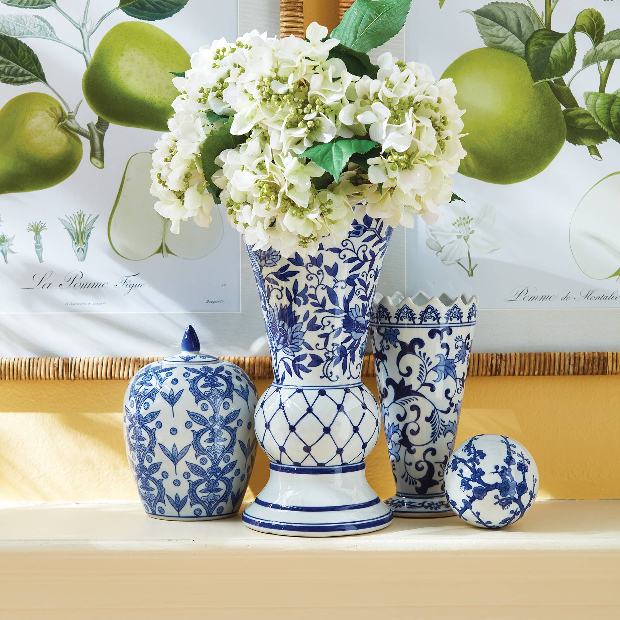 Napa Home & Garden - Vendita all'ingrosso Vasi - Barclay Butera Dynasty Chinoiserie barattolo con coperchio2