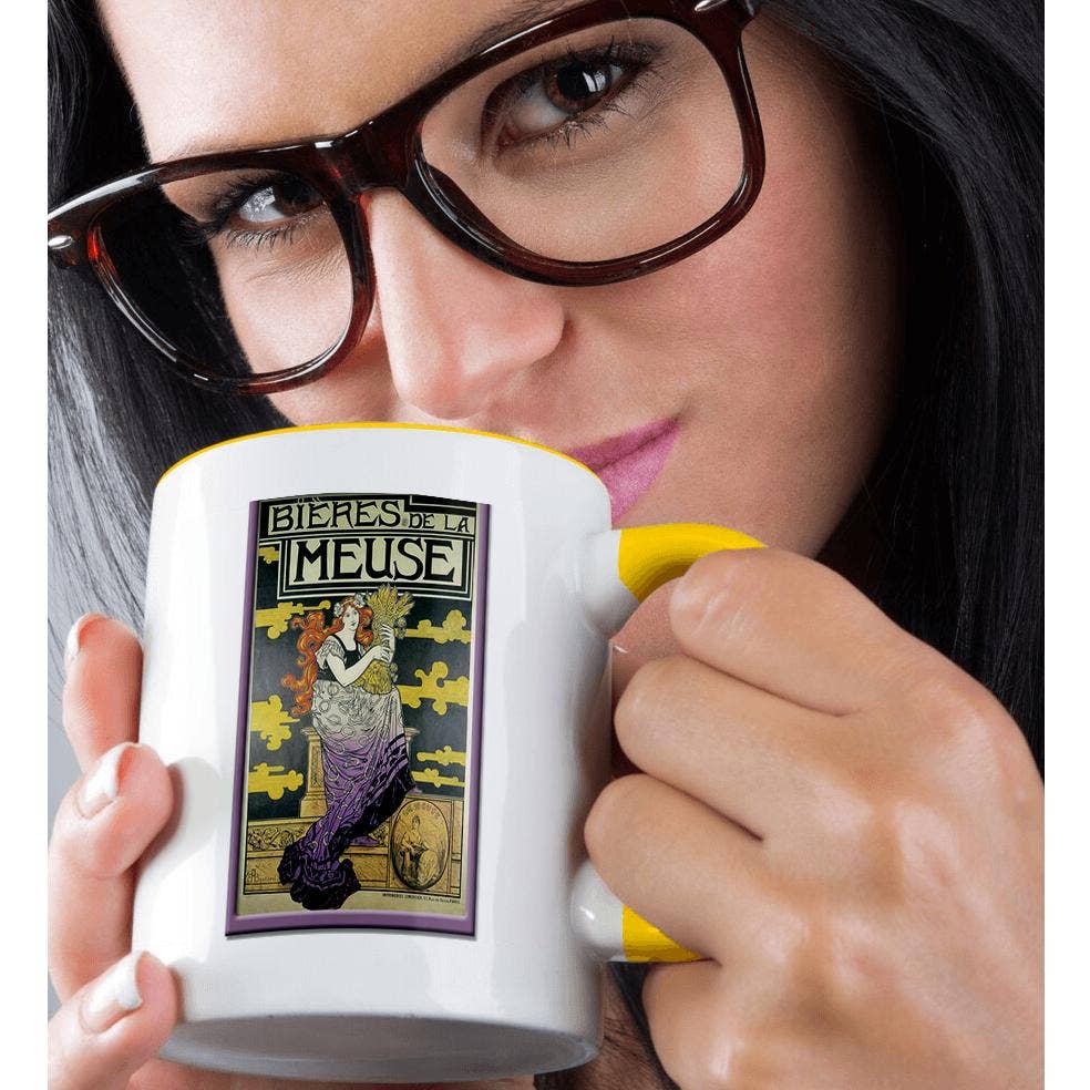 3dRose - Wholesale Coffee Mug - 3dRose, Vintage Art Nouveau Bieres de la Meuse Poster, Mug1