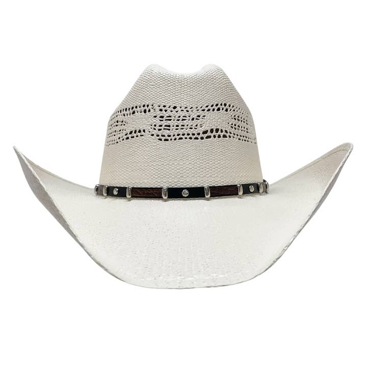 American Hat Makers – wholesale Cowboyhatt - Unisex – Bangora halm westernhatt - Stil Montana2