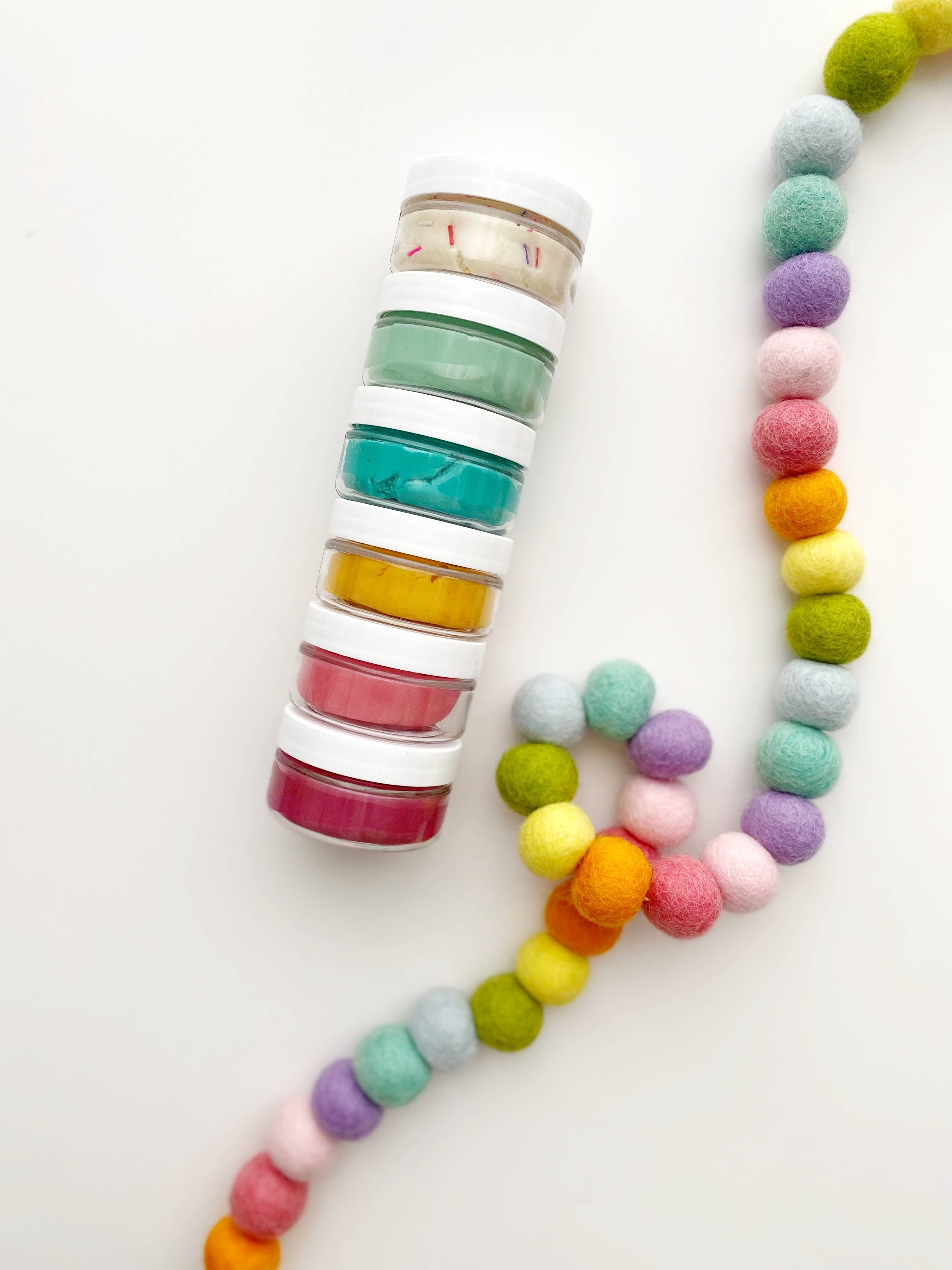 Earth Grown KidDoughs (KidDoughs by EGKD) - Wholesale Art Set - Kids & Baby - KidDough Mini Rainbow Party Favor (2 Oz) Sensory Play Dough4