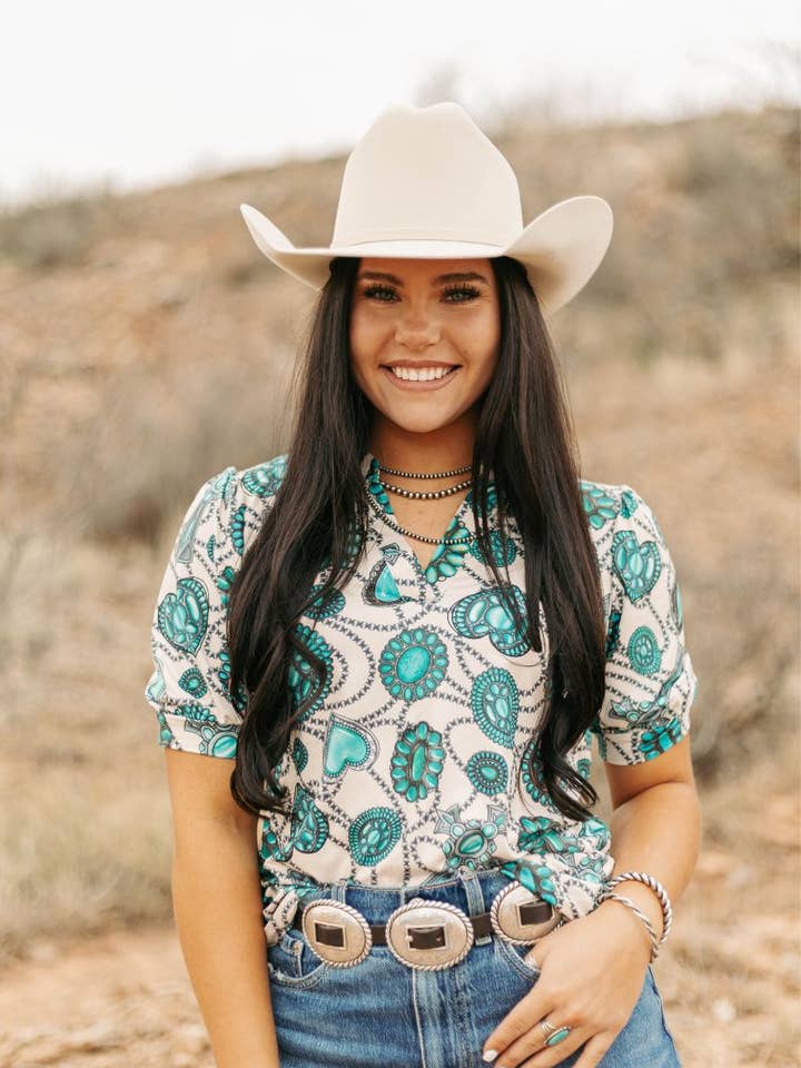Sterling Kreek - Wholesale Button Down Shirt - Women's - Navajo Country Top1