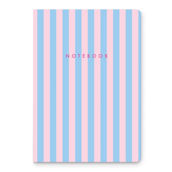 Cotton Candy Stripes Keri Notebook for wholesale by Studio Oh!