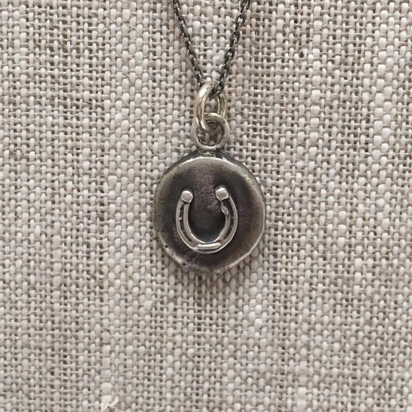 iNk Jewelry - Wholesale Pendant/Charm Necklace - Horseshoe Cutie Sterling Silver Coin Necklace – Petite Lucky Charm by iNk Jewelry6