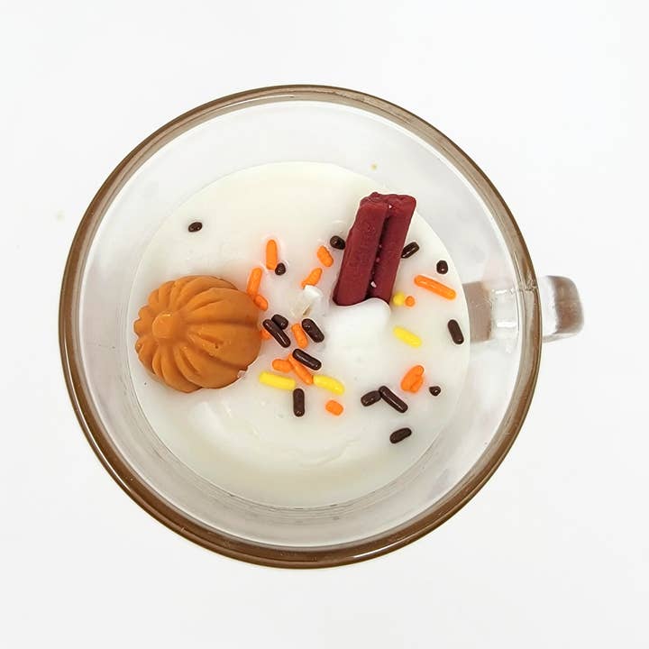Candlelit Desserts - Wholesale Jar/Filled Candle - Pumpkin Spice Latte Candle