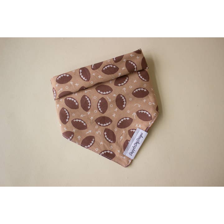 Dapple Dog Designs - Wholesale Pet Bandana - Dog - Football Bandana - Sports Dog Bandana
