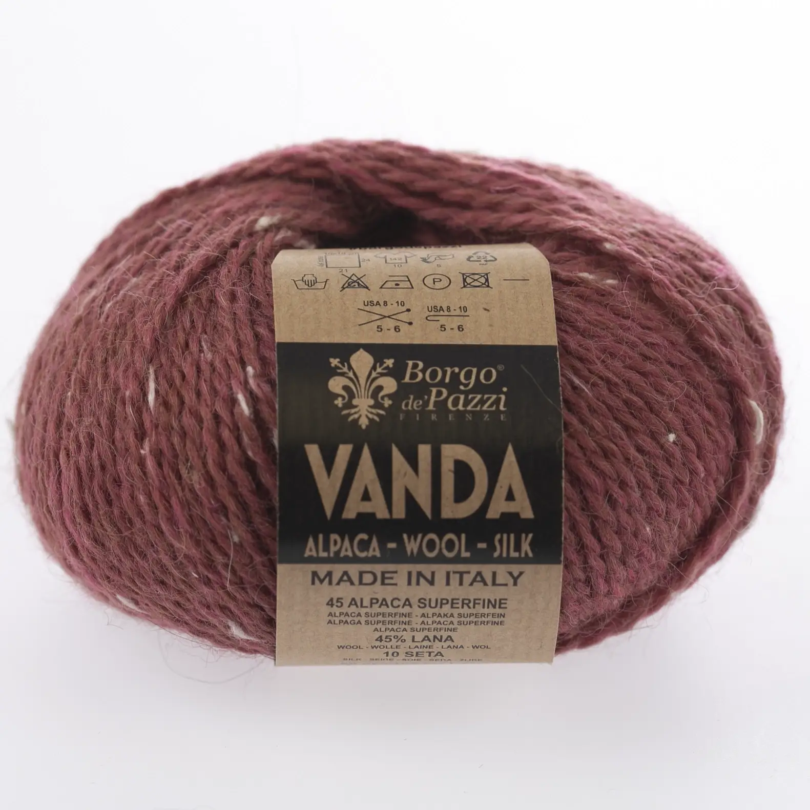 Borgo de' Pazzi - Firenze - Venta al por mayor Hilos - "Vanda", un nuevo hilo con una composición valiosa1