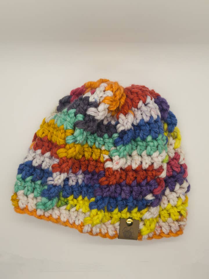 Braided crochet hat, unisex handmade hat for wholesale by Bear Rye