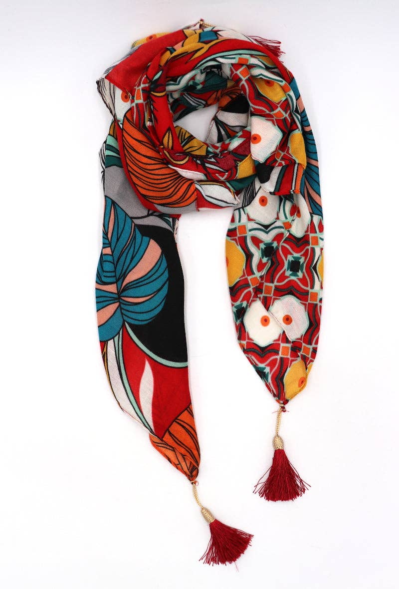 LIL' MOON - Wholesale Scarf - Women's - Square #LM2023 -732