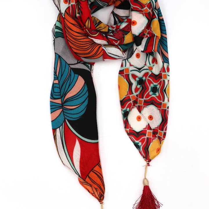 LIL' MOON - Wholesale Scarf - Women's - Square #LM2023 -732