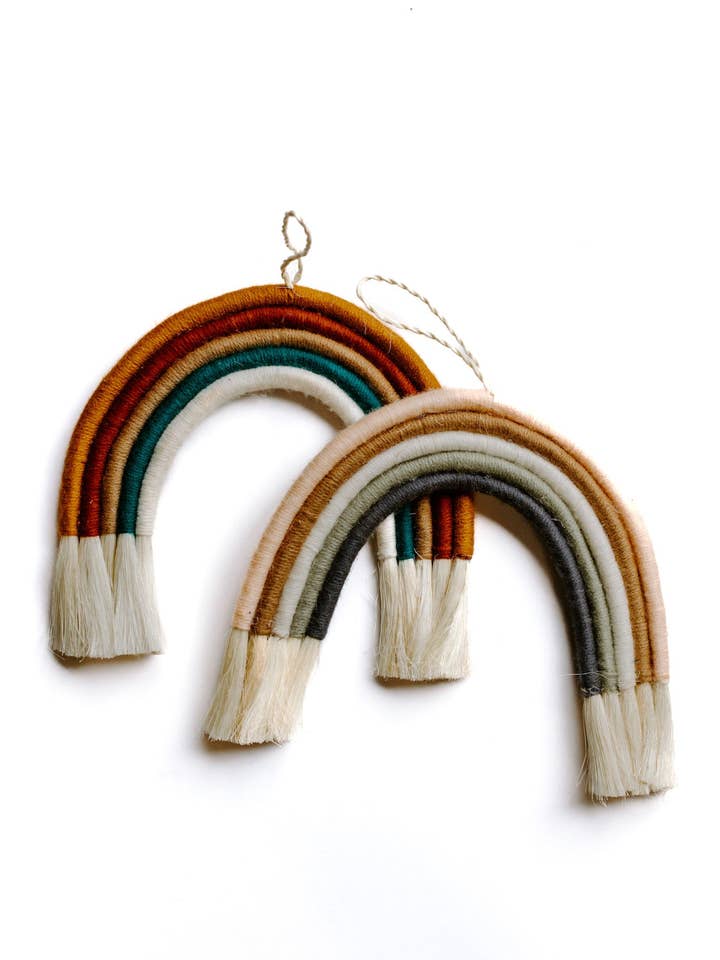 Rainbow Wall Hanging for wholesale by Grain of Rice Project