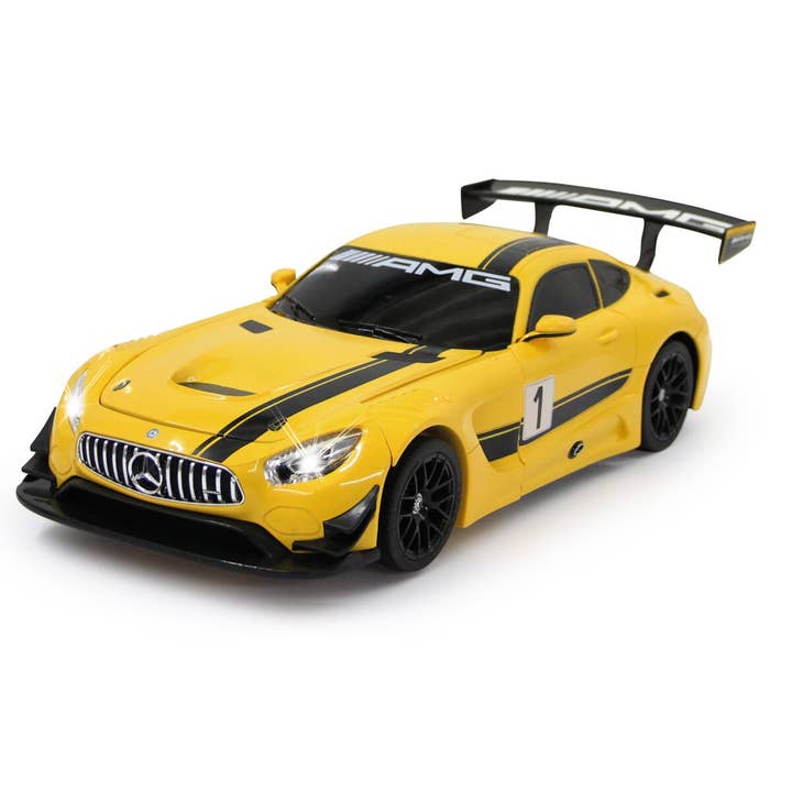 mhw24 – wholesale Toy car/truck – Child – Mercedes-AMG GT3 1:14 yellow 2.4GHz transformable4