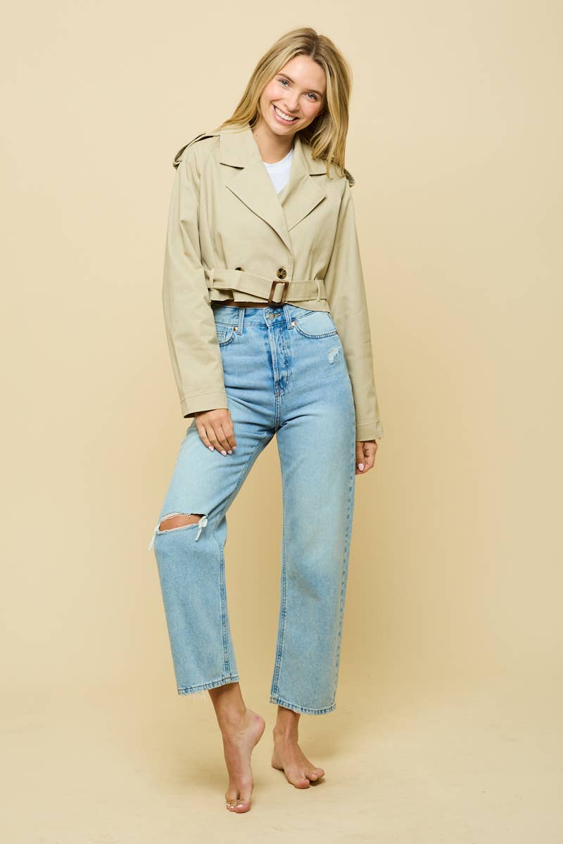 ANWND - Vendita all'ingrosso Giacca - Donna - 2509 - GIACCA TRENCH CORTA10