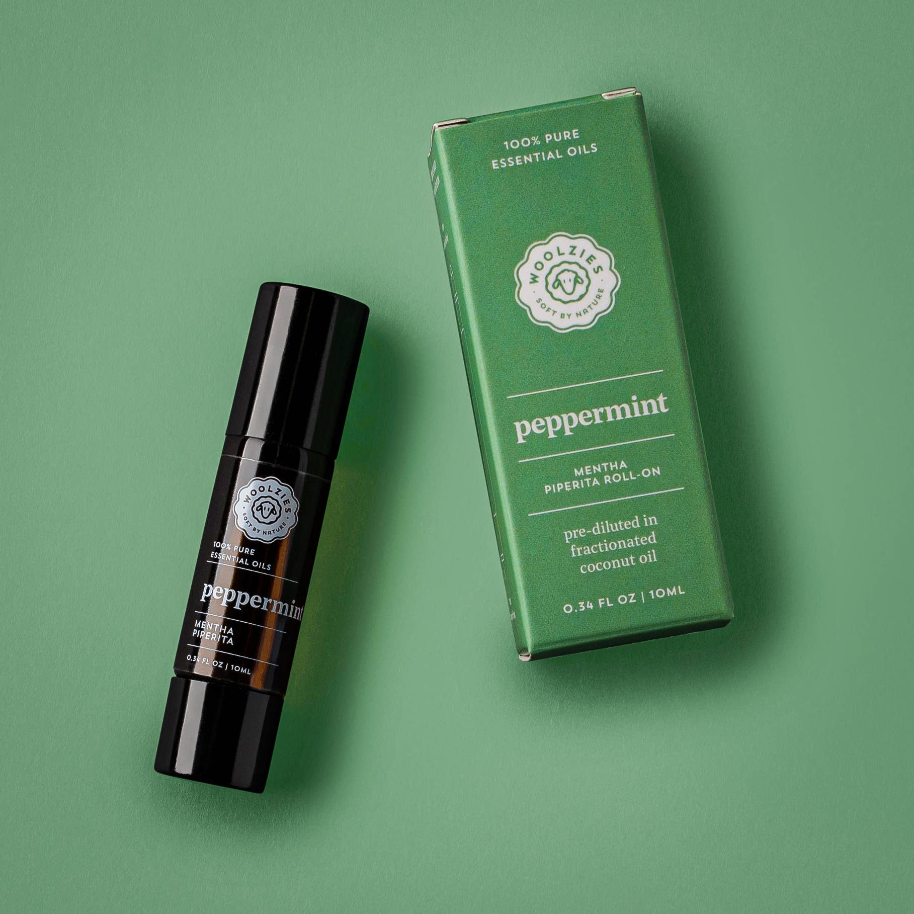 Woolzies - Wholesale Essential Oil Roll-On - Peppermint Double Sided Roll-on