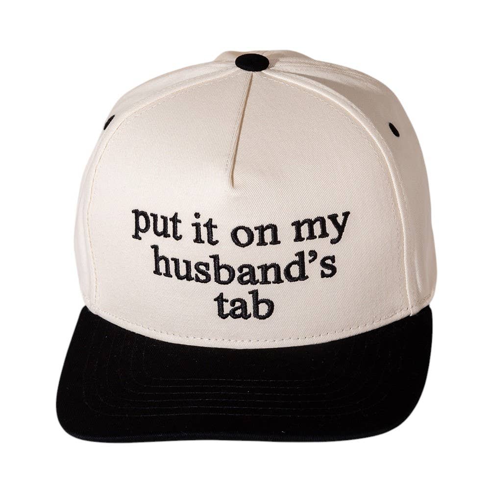 Sensibling Corp. - Vendita all'ingrosso Cappellino da baseball - Donna - Cappellino da baseball ricamato "METTILO SUL CONTO DI MIO MARITO"1