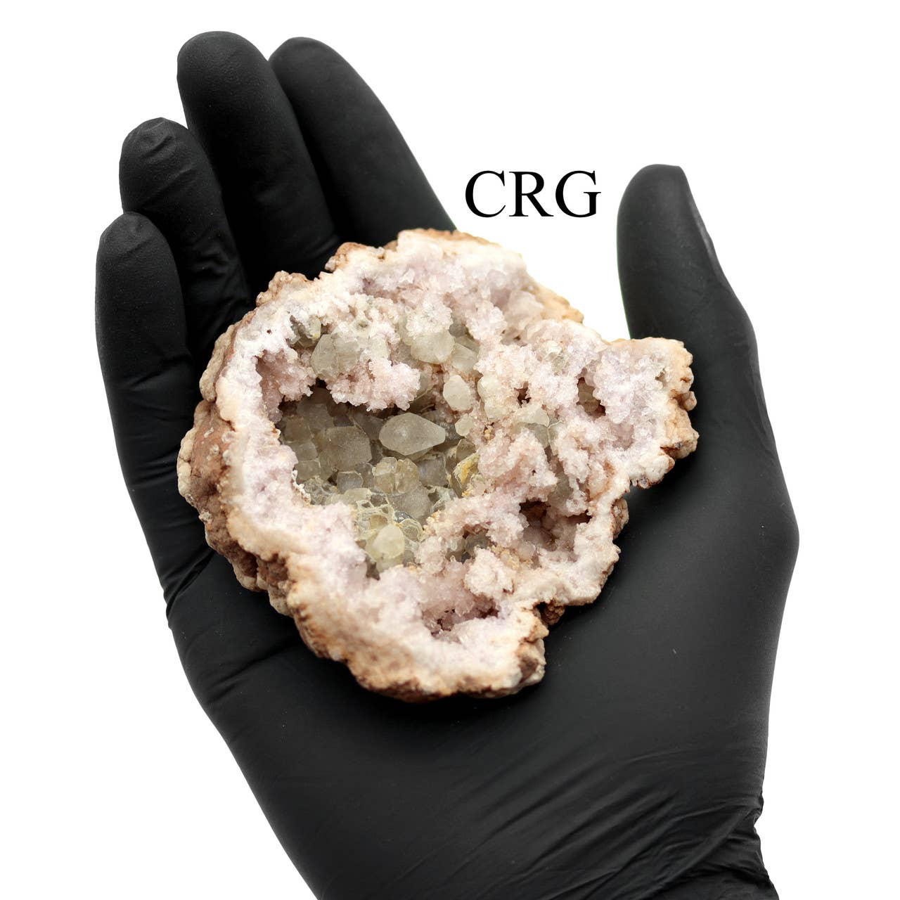 Crystal River Gems LLC - Vente Pierre et cristal de spiritualité - Lot de 12 pièces - Améthystes roses plates avec inclusions de calcite / Grand modèle1