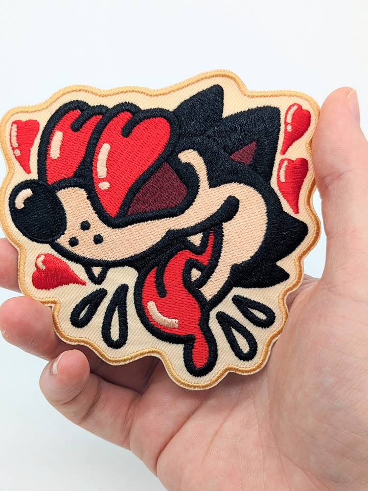 Écusson thermocollant Lovesick de 3,95 pouces pour la vente par MOTEL777