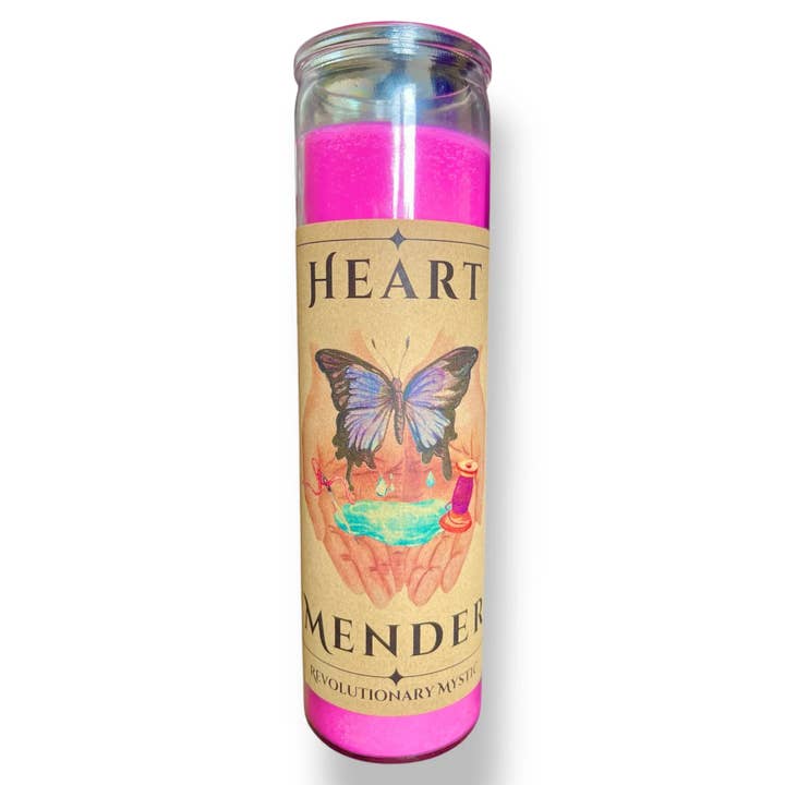 Heart Mender Spell Candle for wholesale by Revolutionary Mystic