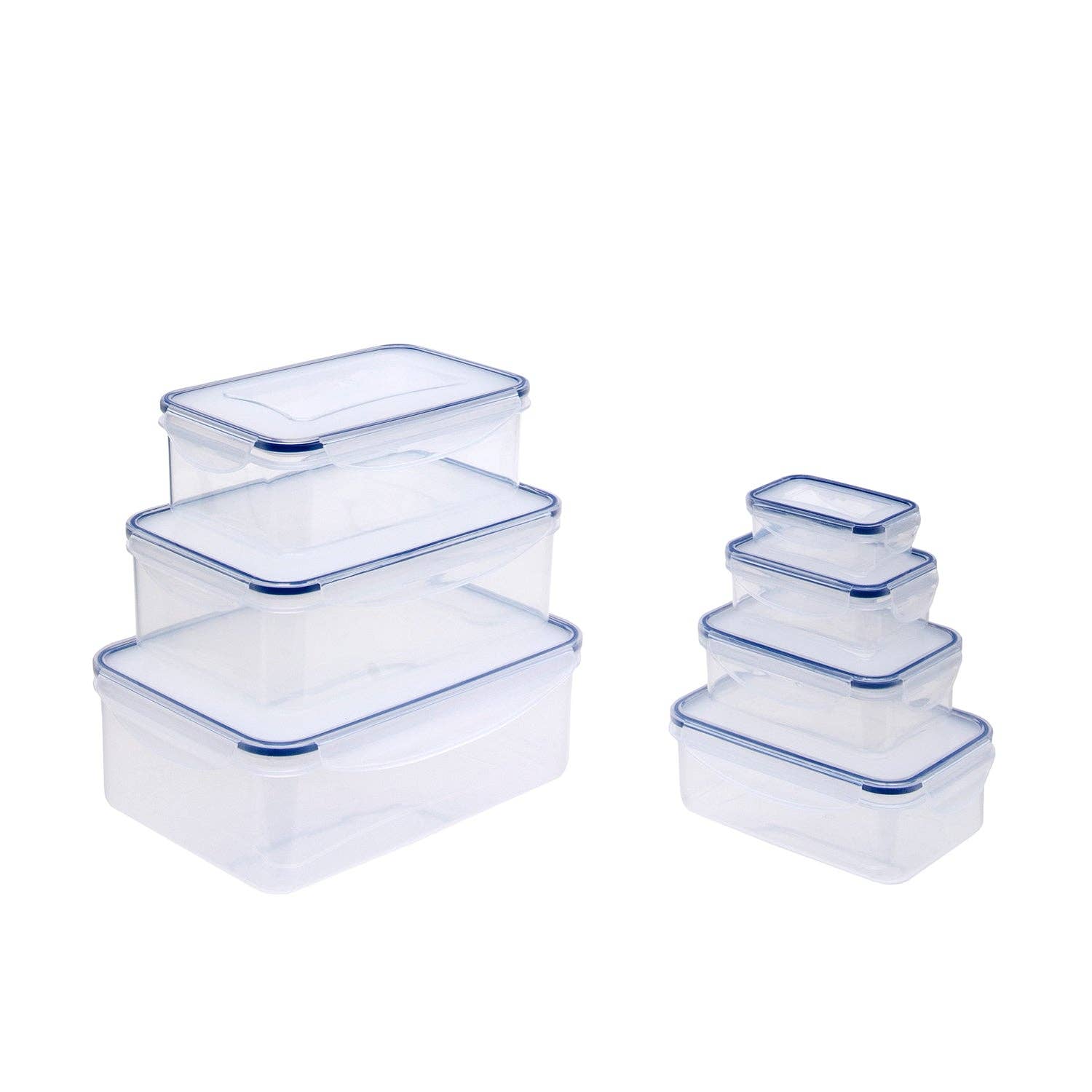 Viceni – wholesale Food storage container – Seven Piece Rectangular Food Storage Set10