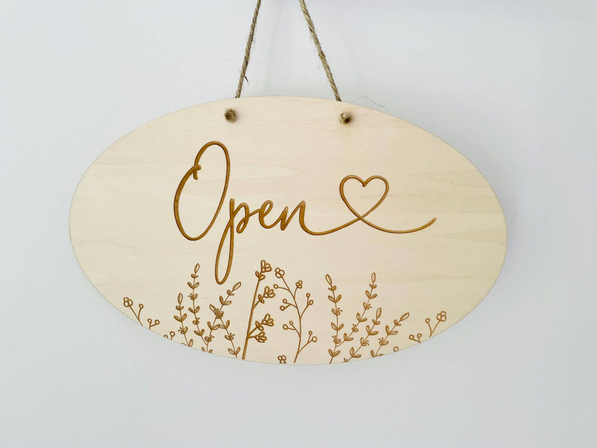 Timber Tinkers - Wholesale Sign - Open & Closed Floral Sign1