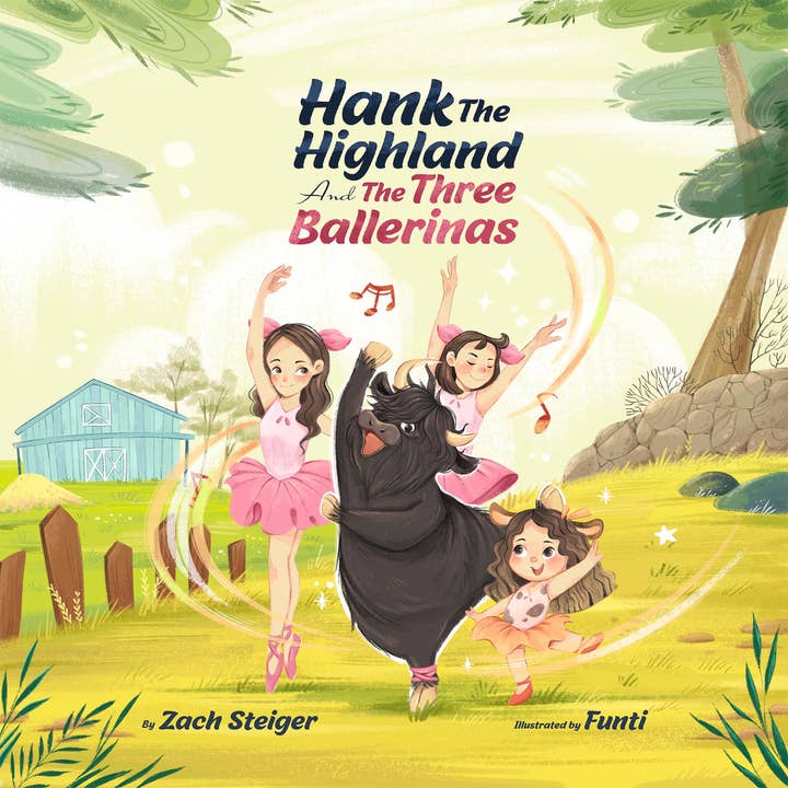 Hank The Highland and the three ballerinas for wholesale by Always and forever farm