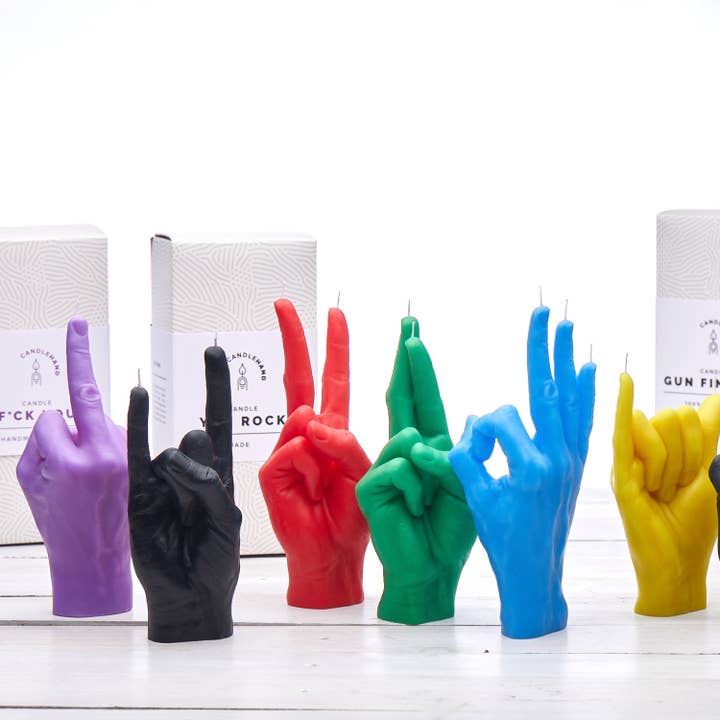 CandleHand (Free Duties for US) – Großhandel Geschenkkerze – F*ck You Kerze – 20 cm hoch – realistische Hautstruktur – Mittelfinger18