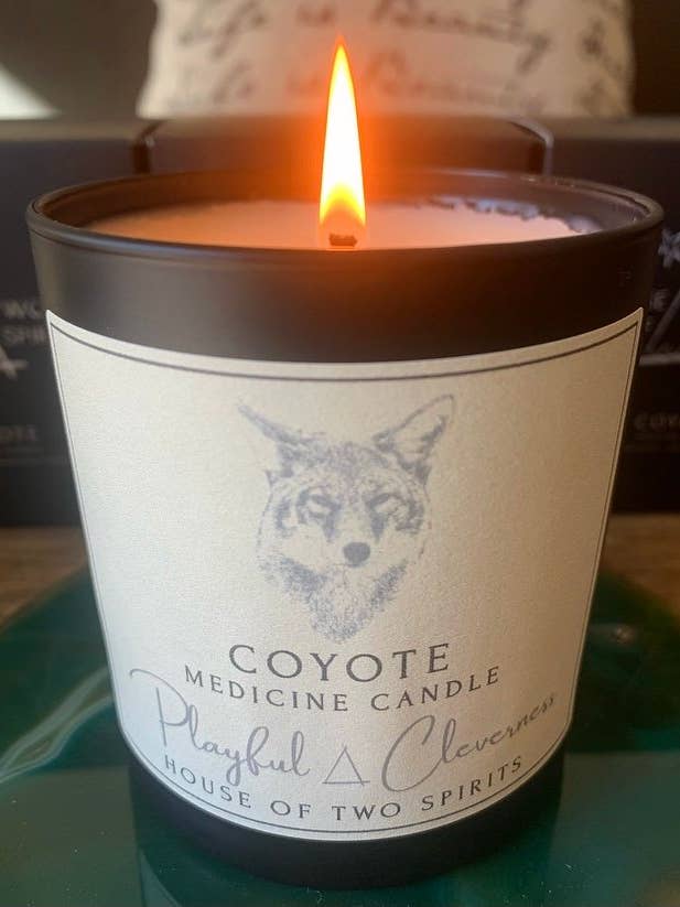 Coyote Medicine Candle for wholesale by House of Two Spirits