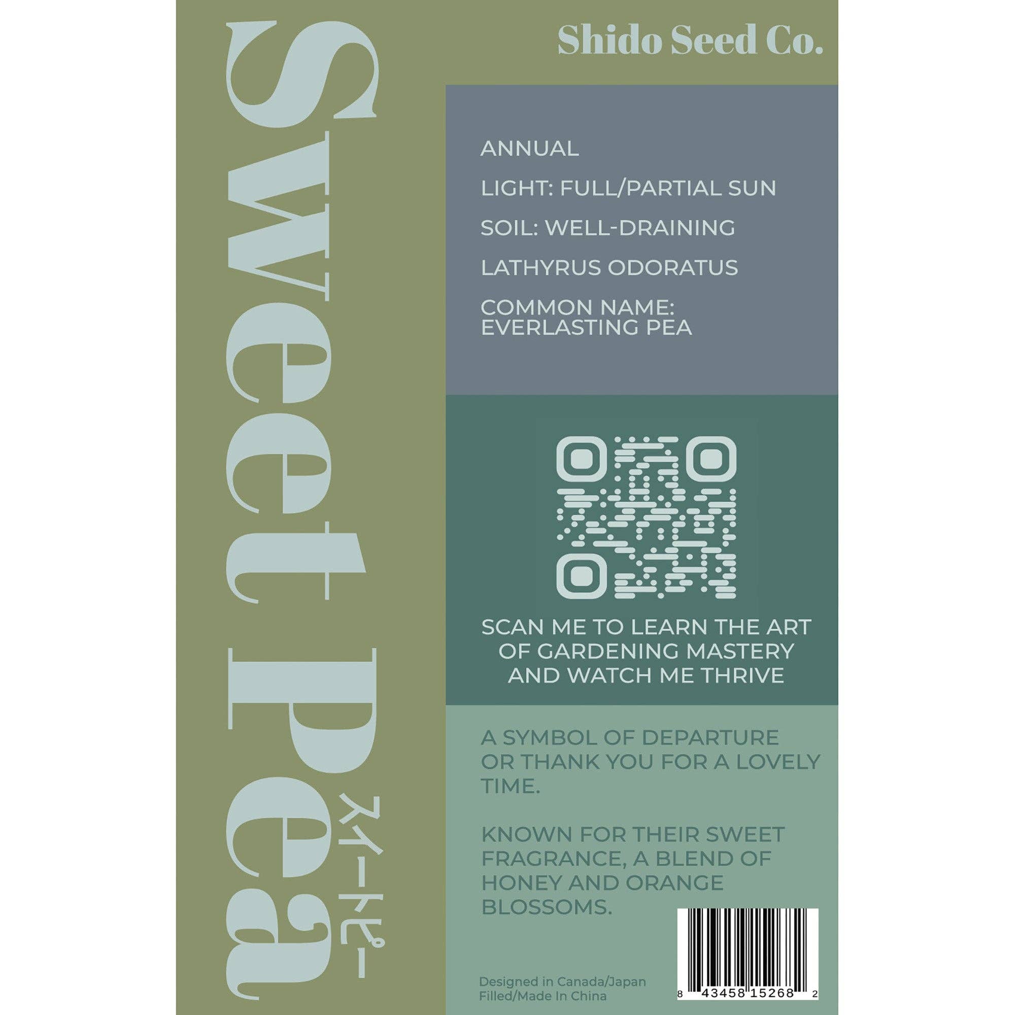 Chive - Wholesale Plant Seeds - Shido Seeds: Sweet Pea Flower Seeds Packet - Plant Seeds, Plant Themed Gifts, Seed Cards1