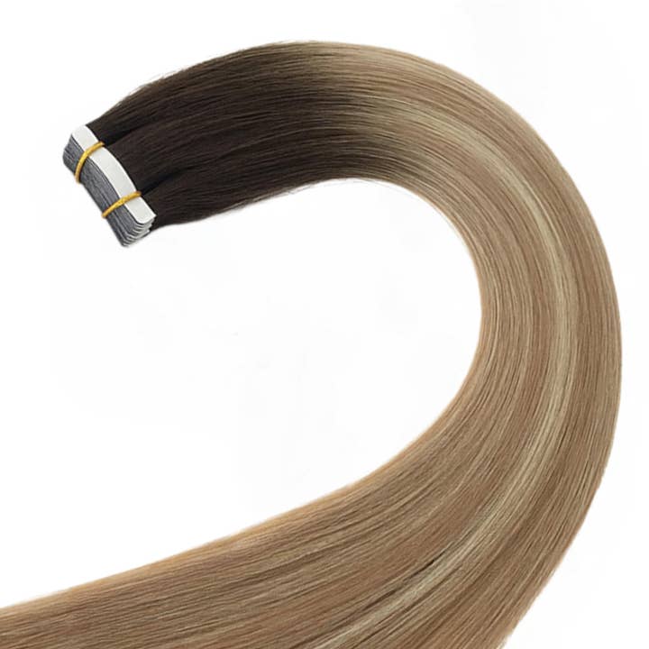 Balayage Tape Highlighted Blonde #B4 -18/60 for wholesale by Ana Sweden