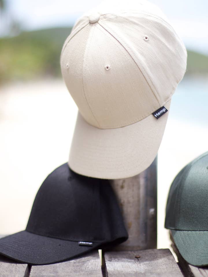 Hemptopia Hemp Fit Ball cap Hat, 4 colors, flexfit for wholesale by Hemptopia
